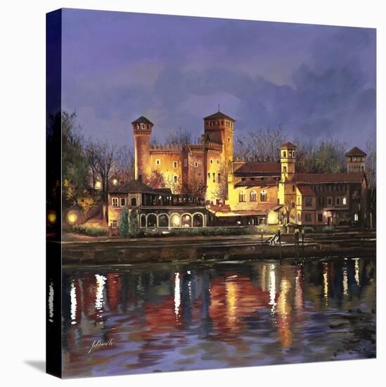 Il Castello Medioevale di Notte-Guido Borelli-Premier Image Canvas