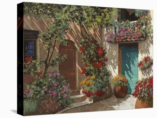 Il Cortile e i Fiori-Guido Borelli-Premier Image Canvas