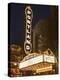 Illuminated Marquee of the Arlene Schnitzer Auditorium, Portland, Oregon, USA-William Sutton-Premier Image Canvas