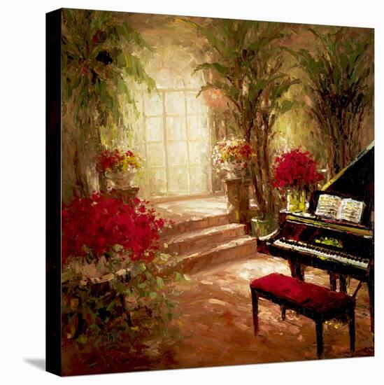 Illuminated Music Room-Foxwell-Stretched Canvas