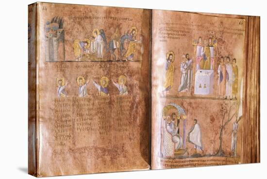 Illuminated Page, Miniature from the Gospels Called Rossanensis-null-Premier Image Canvas