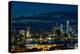 Illuminated skylines, Philadelphia, Pennsylvania, USA-null-Premier Image Canvas