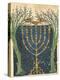 Illumination of a Menorah, from the Jewish Cervera Bible, 1299-Joseph Asarfati-Premier Image Canvas