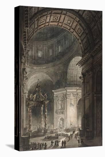 Illumination of the Cross in St. Peter's on Good Friday, 1787-Giovanni Battista Piranesi-Premier Image Canvas