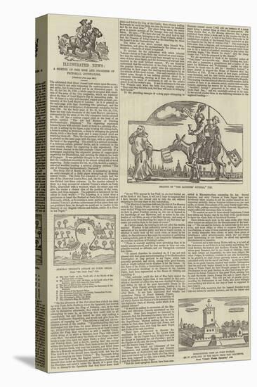 Illustrated News, a Sketch of the Rise and Progress of Pictorial Journalism-null-Premier Image Canvas