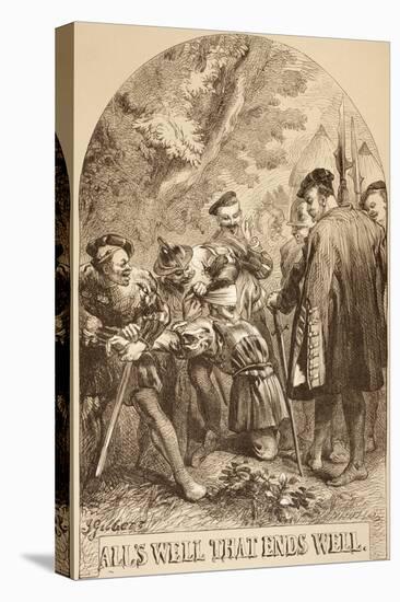 Illustration for All's Well That Ends Well, from 'The Illustrated Library Shakespeare', Published…-Sir John Gilbert-Premier Image Canvas