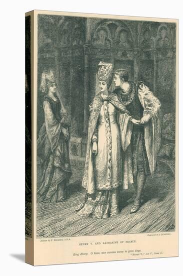 Illustration for Shakespeare's King Henry V-Frank Bernard Dicksee-Premier Image Canvas