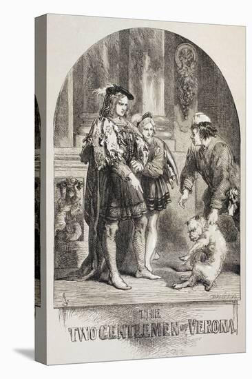 Illustration for the Two Gentlemen of Verona, from 'The Illustrated Library Shakespeare',…-Sir John Gilbert-Premier Image Canvas