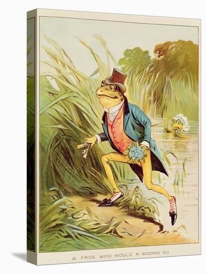 Illustration from 'A Frog He Would A-Wooing Go'-Randolph Caldecott-Premier Image Canvas