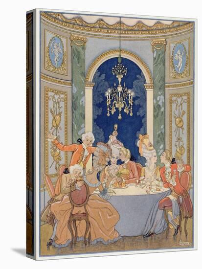 Illustration from 'Les Liaisons Dangereuses' by Pierre Choderlos De Laclos (1741-1803)-Georges Barbier-Premier Image Canvas