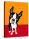 Illustration of a Boston Terrier Dog-TeddyandMia-Stretched Canvas