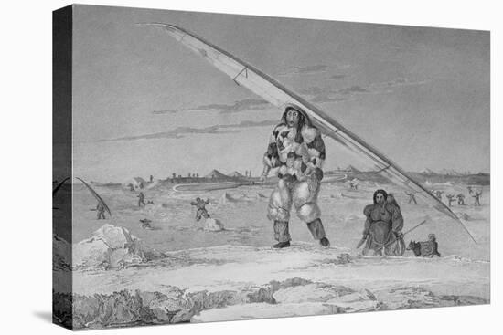 Illustration of an Inuit Family of Igloolik-Edward Finden-Premier Image Canvas