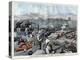 Illustration of Fighting between French and Chinese Forces at Kwang-Chou-Wan-Stefano Bianchetti-Premier Image Canvas