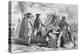 Illustration of William Penn and Native Americans Making Treaty-Philip Gendreau-Premier Image Canvas