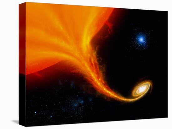 Illustration 'Red Giant-Black Hole'-Julian Baum-Premier Image Canvas