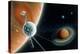 Illustration Symbolising Voyager 2's Journey-Julian Baum-Premier Image Canvas
