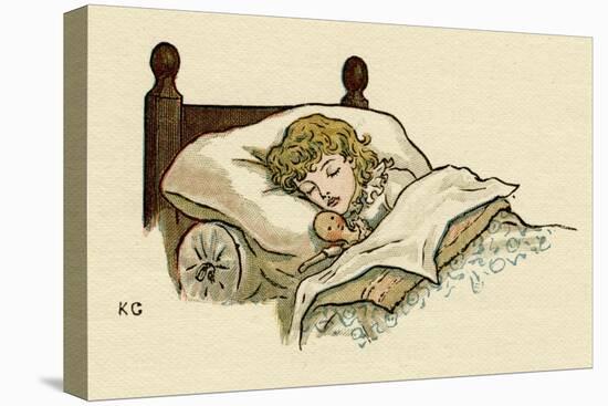 Illustration, the Queen of the Pirate Isle-Kate Greenaway-Stretched Canvas