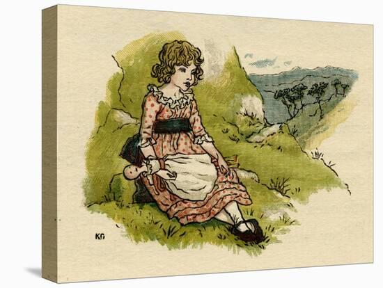 Illustration, the Queen of the Pirate Isle-Kate Greenaway-Stretched Canvas