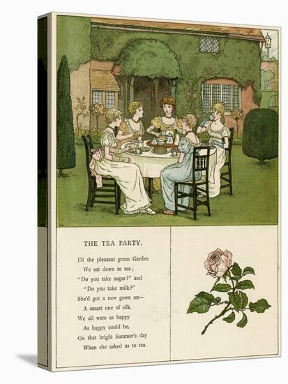 Illustration, the Tea Party-Kate Greenaway-Premier Image Canvas