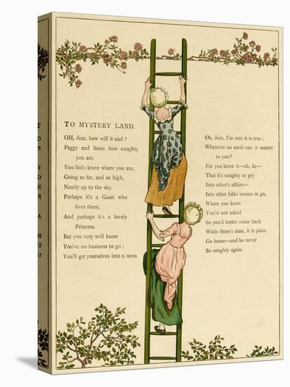 Illustration, to Mystery Land-Kate Greenaway-Stretched Canvas