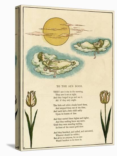 Illustration, to the Sun Door-Kate Greenaway-Stretched Canvas