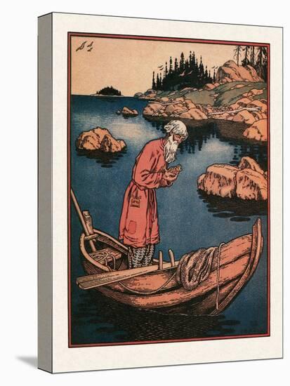 Illustration to the the Tale of the Fisherman and the Fish Par Bilibin, Ivan Yakovlevich (1876-1942-Ivan Bilibin-Premier Image Canvas