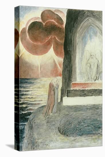 Illustrations to Dante's 'Divine Comedy', Dante and Virgil Approaching the Angel-William Blake-Premier Image Canvas