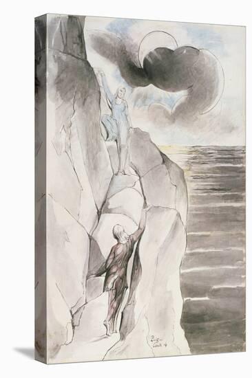 Illustrations to Dante's 'Divine Comedy', the Ascent of the Mountain of Purgatory-William Blake-Premier Image Canvas