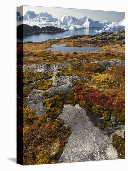 Ilulissat Icefjord, UNESCO, also called kangia or Ilulissat Kangerlua at Disko Bay. Greenland-Martin Zwick-Premier Image Canvas