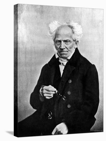 Image of Arthur Schopenhauer, German Philosopher-null-Premier Image Canvas