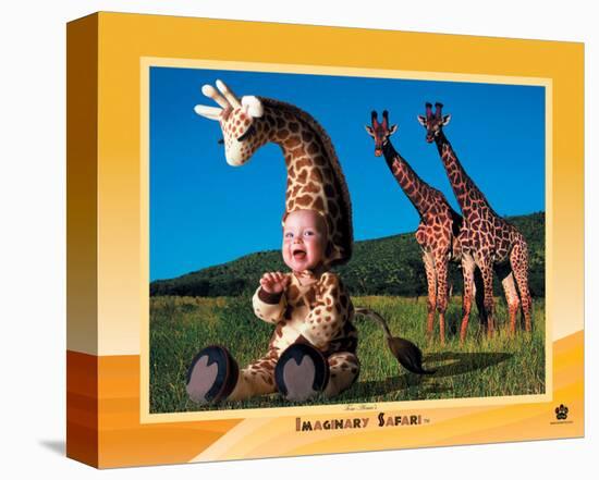 Imaginary Safari, Giraffe-Tom Arma-Stretched Canvas