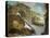 Imaginary View: River with Fishermen and Ruins-Giuseppe Bernardino Bison-Premier Image Canvas