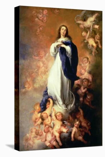 Immaculate Conception of the Escorial, circa 1678-Bartolome Esteban Murillo-Premier Image Canvas