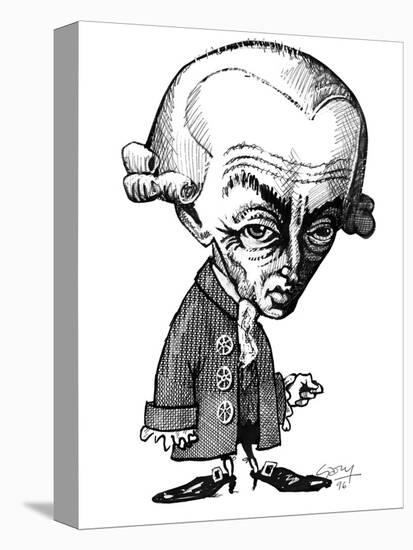 Immanuel Kant, Caricature-Gary Gastrolab-Premier Image Canvas