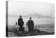 Immigrant Family Looking at New York Skyline-null-Premier Image Canvas