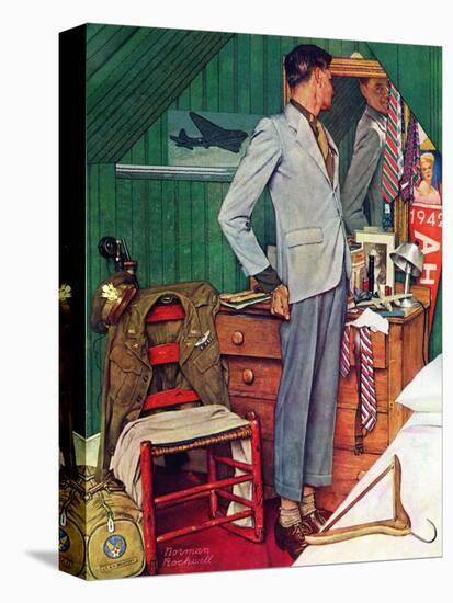 "Imperfect Fit", December 15,1945-Norman Rockwell-Premier Image Canvas