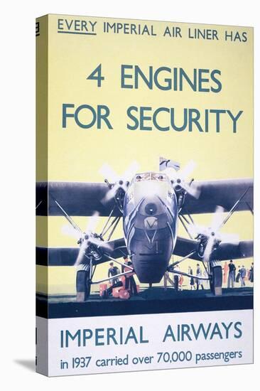 Imperial Airways: 4 Engines for Security-null-Premier Image Canvas