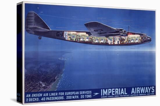 Imperial Airways Poster-null-Premier Image Canvas