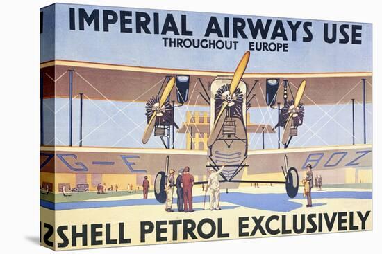 Imperial Airways Use Shell Petrol Exclusively Poster-null-Premier Image Canvas