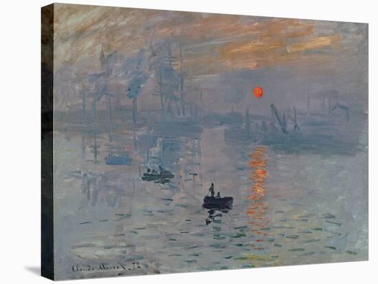 Impression: Sunrise, 1872-Claude Monet-Premier Image Canvas