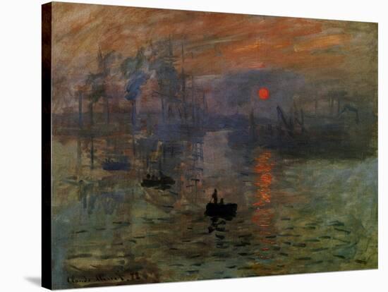 Impression: Sunrise 1873-Claude Monet-Premier Image Canvas