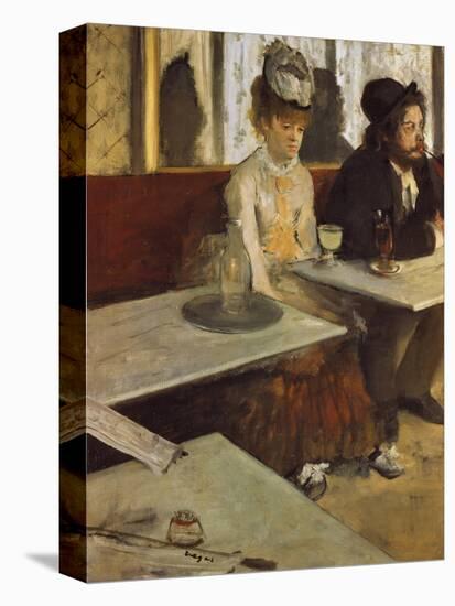 In a Cafe, or the Absinthe, 1875/76-Edgar Degas-Premier Image Canvas