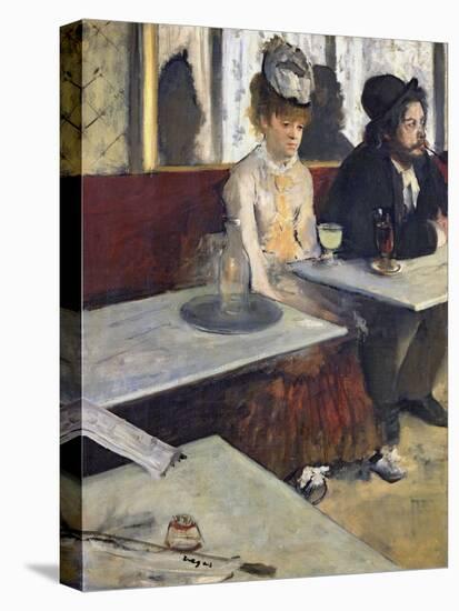 In a Cafe, or the Absinthe, c.1875-76-Edgar Degas-Premier Image Canvas