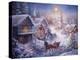 In a One Horse Open Sleigh-Nicky Boehme-Premier Image Canvas