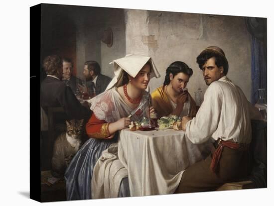 In a Roman Osteria, 1866-Carl Bloch-Premier Image Canvas