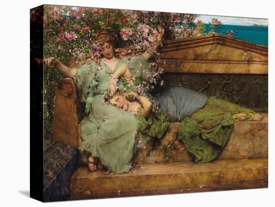 In a Rose Garden-Sir Lawrence Alma-Tadema-Premier Image Canvas