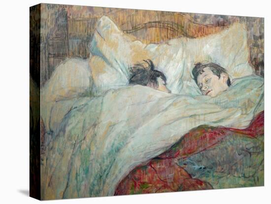 In Bed-Henri de Toulouse-Lautrec-Premier Image Canvas