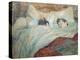 In Bed-Henri de Toulouse-Lautrec-Premier Image Canvas