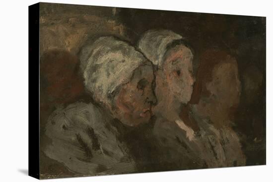 In Church, 1855-57 (Oil on Wood)-Honore Daumier-Premier Image Canvas