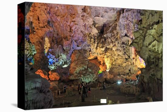 In Hang Dau Go Cave, Hang Dau Go Island in Ha Long Bay, North Vietnam, Quang Ninh, Vietnam-null-Stretched Canvas